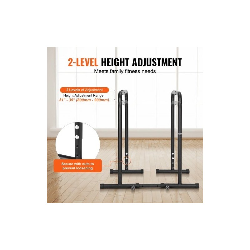 Dippiteline teräs 200 kg kantavuus säädettävä korkeus ja leveys pehmustetut kahvat