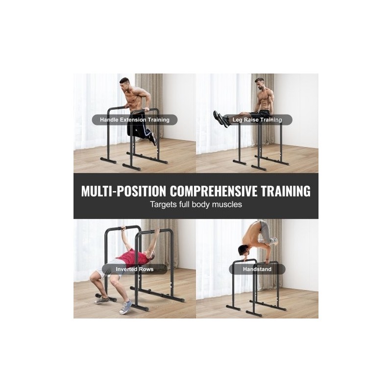 Dippiteline teräs 200 kg kantavuus säädettävä korkeus ja leveys pehmustetut kahvat