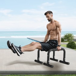 Dippiteline lujuuteräksinen runko 227 kg kantokyky kompaktikokoinen pehmustetut kahvat kumijalat