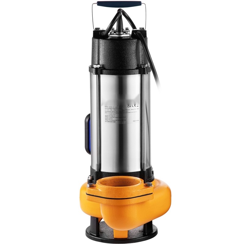 Uppopumppu ruostumaton teräs 2200 W 60000 l/h 10 m johto automaattinen kellukekytkin