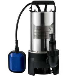 Upotettava ruostumattomasta teräksestä valmistettu vesipumppu 1100 wattia 20000 litraa tunnissa automaattisella