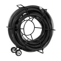 Viemärin puhdistuskaapeli jousiteräs 60 jalkaa 30 mm 6 leikkuupäätä 50 200 mm putkille