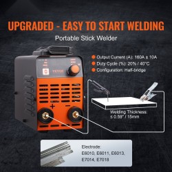 Puikkohitsaus ja Lift TIG hitsauskone 220V 160A suuri LED näyttö