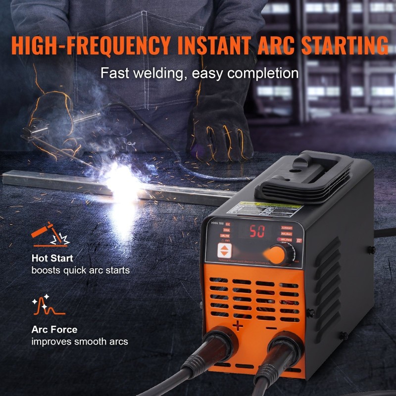 Puikkohitsaus ja Lift TIG hitsauskone 220V 160A suuri LED näyttö