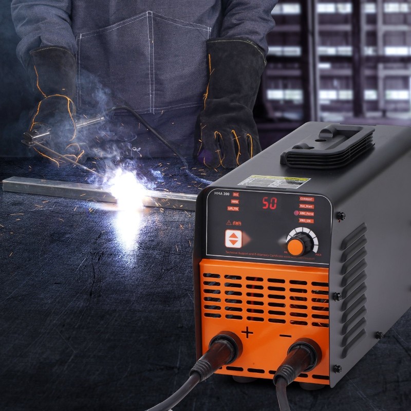 Puikkohitsaus- ja Lift TIG -hitsauskone 220V 200A kannettava LED-näyttö