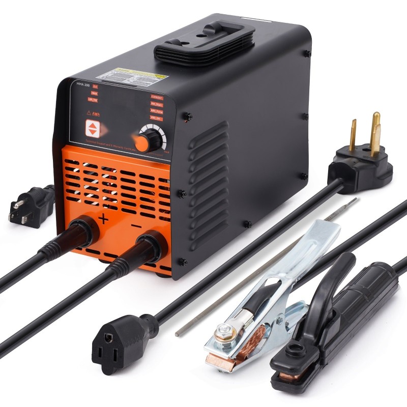 Puikkohitsaus- ja Lift TIG -hitsauskone 220V 200A kannettava LED-näyttö