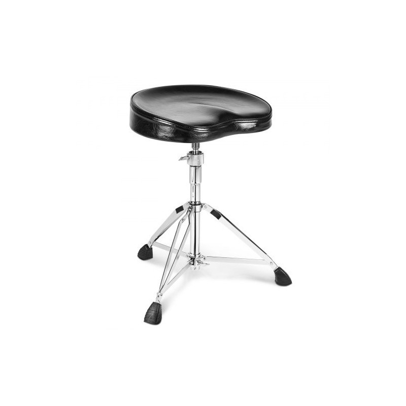 Rumpujakkara korkeussäädettävä 540–670 mm kolmijalkainen teräsrunko PU-päällinen muistivaahto 227 kg kantavuus