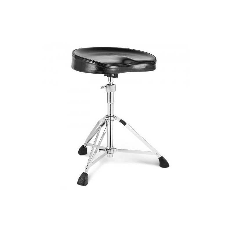 Rumpujakkara korkeussäädettävä 540–670 mm kolmijalkainen teräsrunko PU-päällinen muistivaahto 227 kg kantavuus