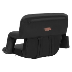 Taitettava leveä pehmustettu stadionistuin selkänojalla 600D vedenpitävä kangas olkahihnoilla 2 kappaletta