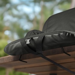 Taitettava stadiontuoli kuusiportainen selkänoja Oxford-kangas leveä istuin paksu pehmuste kyynärnojat