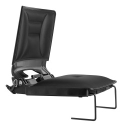 Selkänojallinen taitettava katsomoistuin teräsrunko vedenpitävä Lycra kangas paksulla pehmusteella taskuilla koukuilla