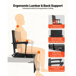 Taitettava katsomotuoli 600D Oxford-kankaasta selkänojalla ja käsinojilla 2 kpl
