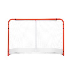 Teräsrunkoinen katuhockey-maali 1830x640x1220 mm vahvistetulla verkolla sisä- ja ulkokäyttöön
