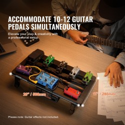 Kitaran pedaalilauta taitettava 6063-alumiiniseos 508 x 280 mm 10–12 pedaalille kantolaukulla