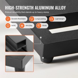 Kitarapedaalilauta 6063-alumiiniseos 508 x 280 mm 10–12 pedaalille keikoille