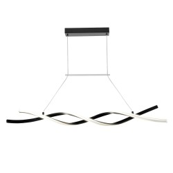 LED riippuvalaisin 24W himmennettävä 3000 6000K metallirunko silikonivarjostin kaukosäädin keittiöön