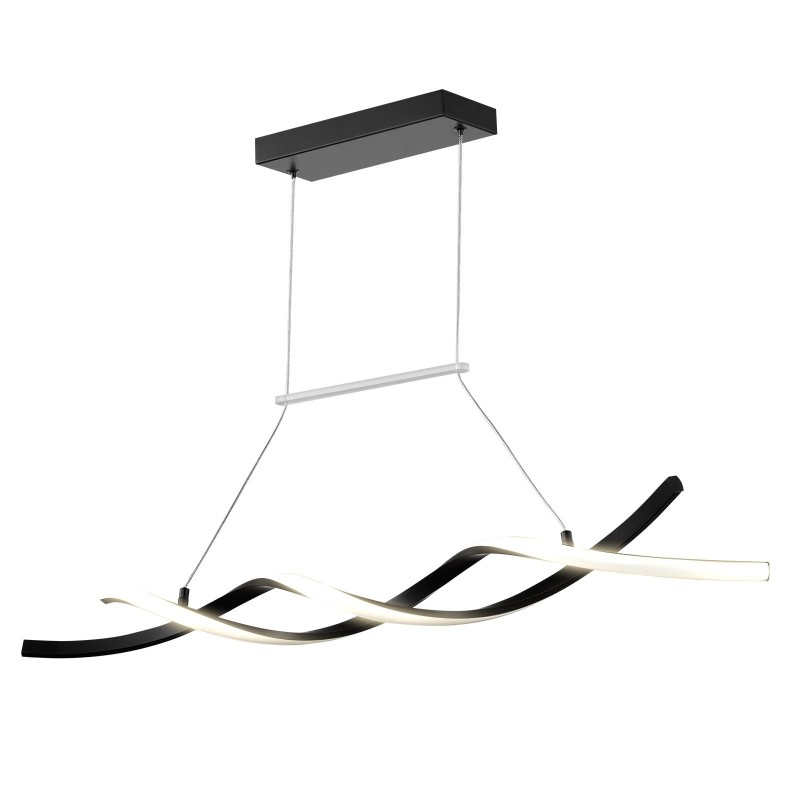 LED-riippuvalaisin 24W himmennettävä 3000–6000K metallirunko silikonivarjostin kaukosäädin keittiöön