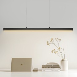 Lineaarinen LED-riippuvalaisin 119,4 cm 20 W metalli-akryyli himmennettävä kaukosäätimellä 3000–6000K