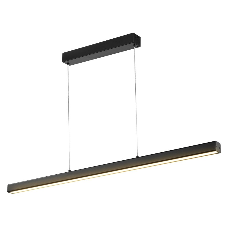 Lineaarinen LED-riippuvalaisin 119,4 cm 20 W metalli-akryyli himmennettävä kaukosäätimellä 3000–6000K