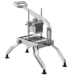 Manuaalinen vihannesleikkuri alumiiniseosrunko 420J1 ruostumattomat terät 3 8 ja 3 16 tuumaa liukumattomilla imukuppijaloilla