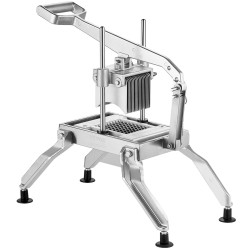 Manuaalinen vihannesleikkuri alumiiniseosrunko 420J1 ruostumattomat 1 4 ja 1 2 tuuman terät tomaateille sipuleille perunoille