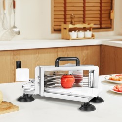 Manuaalinen tomaattileikkuri 420J1 ruostumaton teräs 3/8 tuuman sahalaitaiset terät