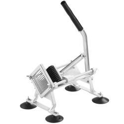 Vaakasuora vihannes- ja hedelmäleikkuri alumiiniseosrunko 420J1-ruostumattomat terät 1/4-tuumaiset viipaleet liukumattomat jalat