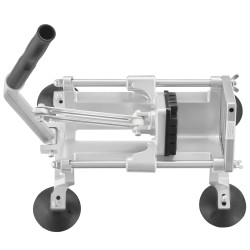 Manuaalinen vihannesleikkuri alumiiniseosrunko ruostumattomat 420J1 terät viipalepaksuudet 1/4 3/8 1/2 tuumaa