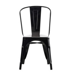 Metallinen pinottava bistrotuoli kestävä tukeva käytännöllinen sisustukseen