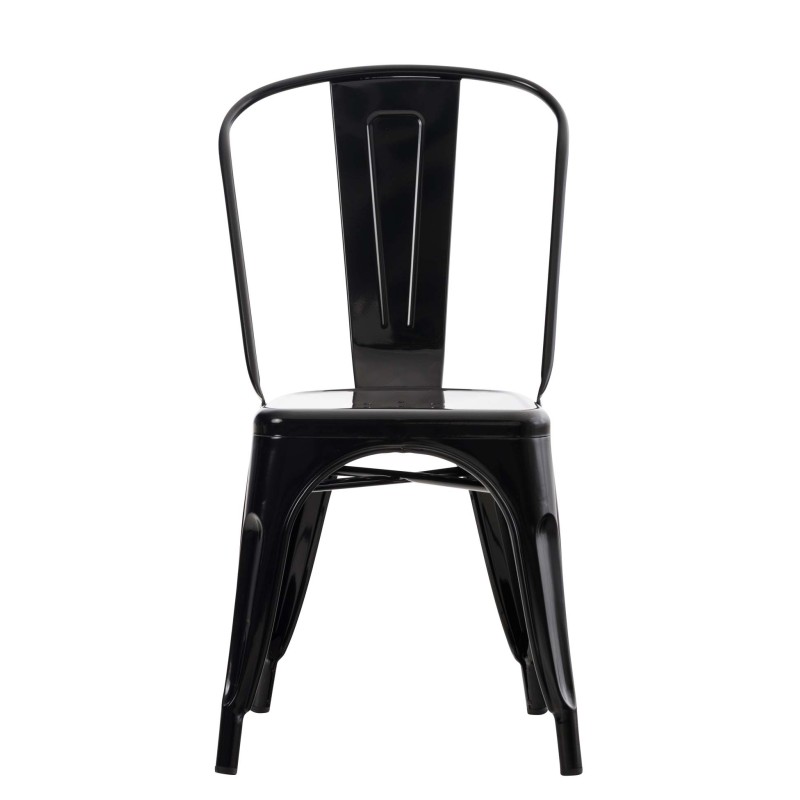 Metallinen pinottava bistrotuoli kestävä tukeva käytännöllinen sisustukseen