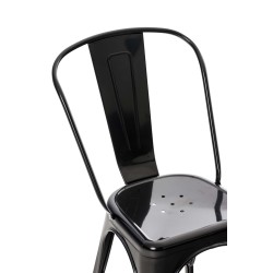 Metallinen pinottava bistrotuoli kestävä tukeva käytännöllinen sisustukseen