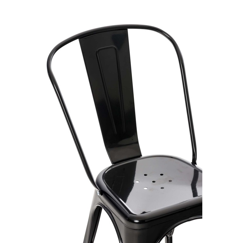 Metallinen pinottava bistrotuoli kestävä tukeva käytännöllinen sisustukseen