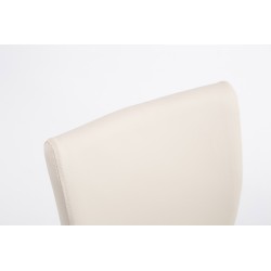 Säädettävät keinonahkaiset baarituolit kromijalalla, 2 kpl