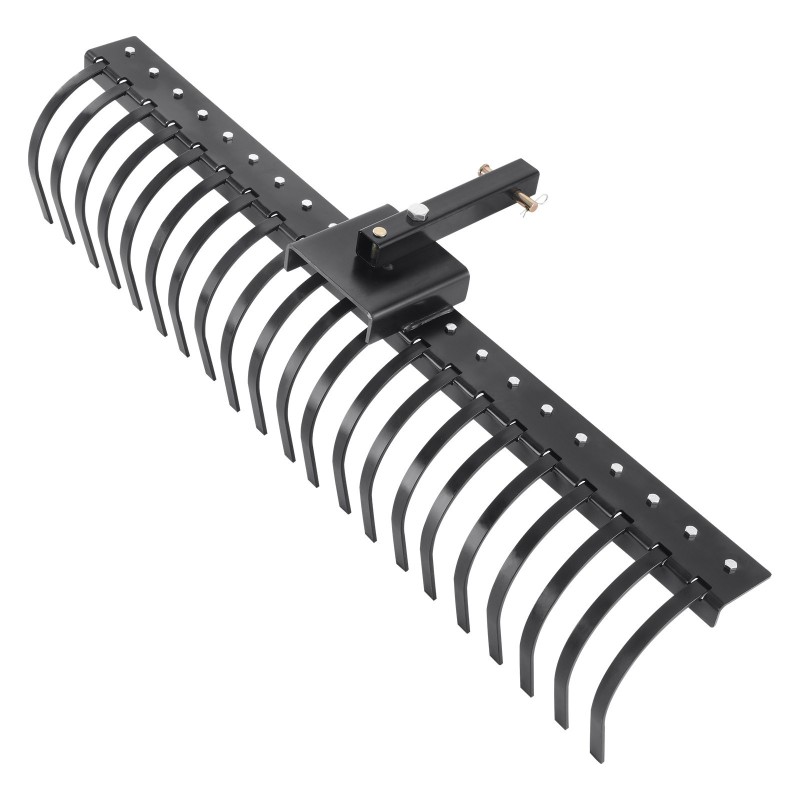 Hinattava teräspiikkiharava 60 tuumaa 21 piikkiä lämpökäsitelty teräs