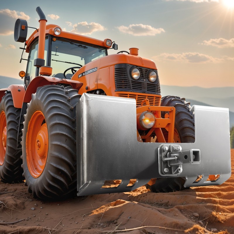 Pikakiinnitteinen kuormaajalevy 50-luokan teräs 9,5 mm 45 tuuman sisäleveys 2,28 tuuman vetovastaanotin