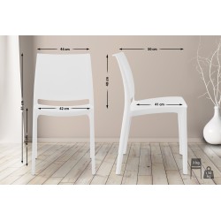 Maya-tuoli monikäyttöinen pinottava vedenkestävä ulko- ja sisäkäyttöön