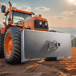 Pikakiinnitteinen kuormaajalevy 50 terästä 5/16 tuumaa 45 tuuman sisäleveydelle 2,28 tuuman vetokoukkuvastaanotin