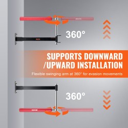 Seinään kiinnitettävä nyrkkeilytanko hiiliteräsrunko PVC-nahkainen säkki 360-asteinen korkeussäädettävä
