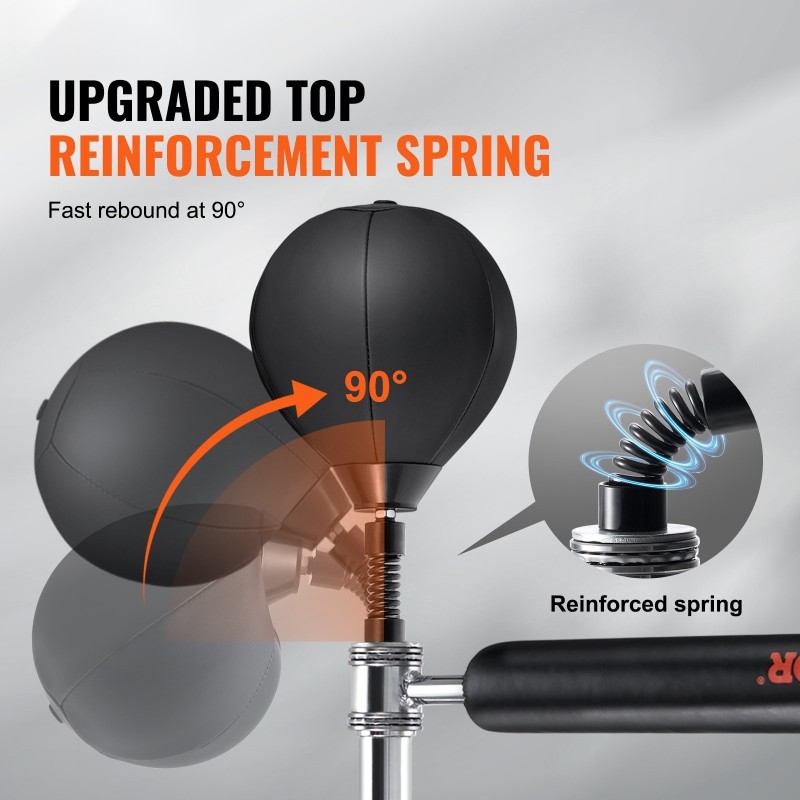 Seinään asennettava hiiliteräs nyrkkeilytanko nyrkkeilypallolla korkeussäädettävä kolmesataakuusikymmentä astetta pyörivä