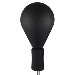 Vapaasti seisova korkeussäädettävä refleksinyrkkeilypussi hiiliteräsrunko sisältää nyrkkeilyhanskat musta