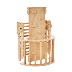 Puinen 5 osainen sisäkiipeilysetti kolmio ramppi kaari Montessori 1 3 vuotiaille