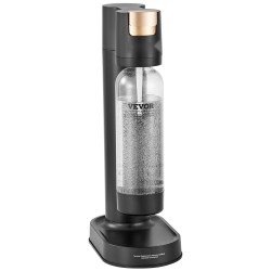 Hiilihapotuslaite ABS-runko BPA-vapaa 1 l PET-pullo sähkötön kotikäyttöön yhteensopiva 60 l hiilidioksidisylintereille