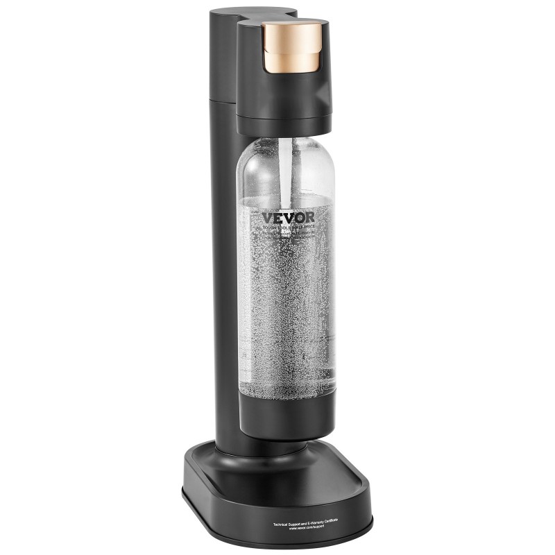 Hiilihapotuslaite ABS-runko BPA-vapaa 1 l PET-pullo sähkötön kotikäyttöön yhteensopiva 60 l hiilidioksidisylintereille