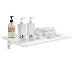 Seinään kiinnitettävä taittopöytä lastulevy 600 x 400 mm kantaa 23 kg