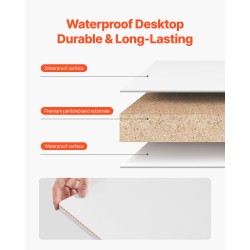 Seinään kiinnitettävä taittopöytä lastulevy valkoinen 1200 x 500 mm kuormankesto 91 kg