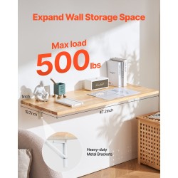 Seinäpöytä taittuva kumipuinen 1200 x 500 mm seinään kiinnitettävä