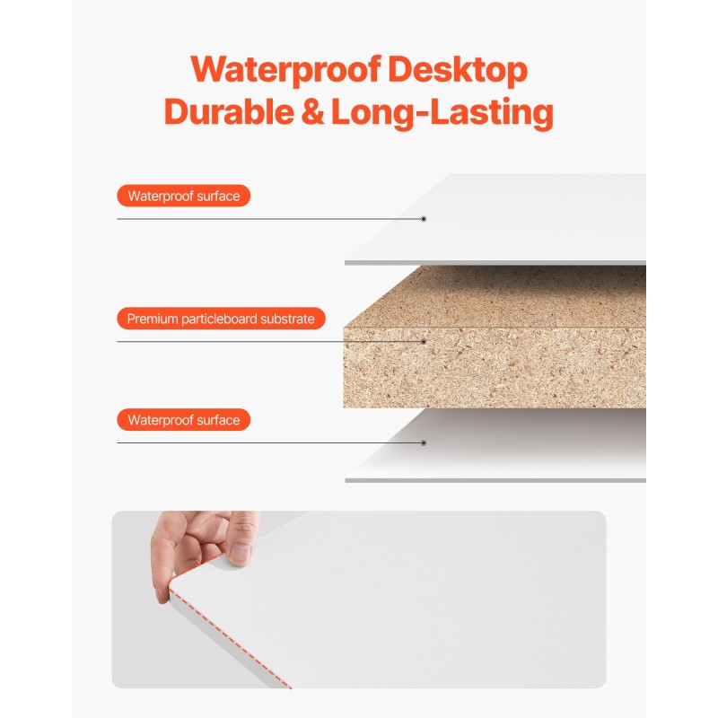 Seinään kiinnitettävä lastulevyinen taittopöytä 110 x 46 cm rautakiinnikkeillä