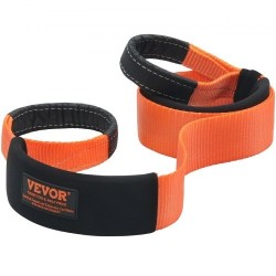 Hinausliina polyesteristä 7,6 cm 2,4 m 16329 kg kolmoisvahvistetut lenkit ajoneuvojen hinaukseen