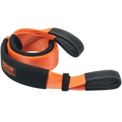 Hinausliina polyesteristä 7,6 cm 2,4 m 16329 kg kolmoisvahvistetut lenkit ajoneuvojen hinaukseen