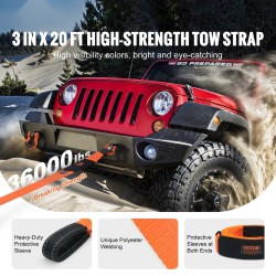 Hinausliinasarja polyesteri leveys 7,6 cm pituus 6,1 m murtolujuus 16329 kg säilytyslaukku